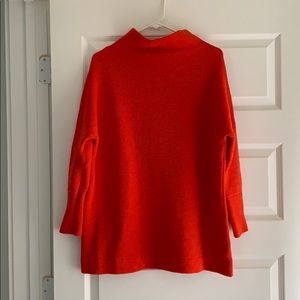 Free People Ottoman Red Tunic Sweater
